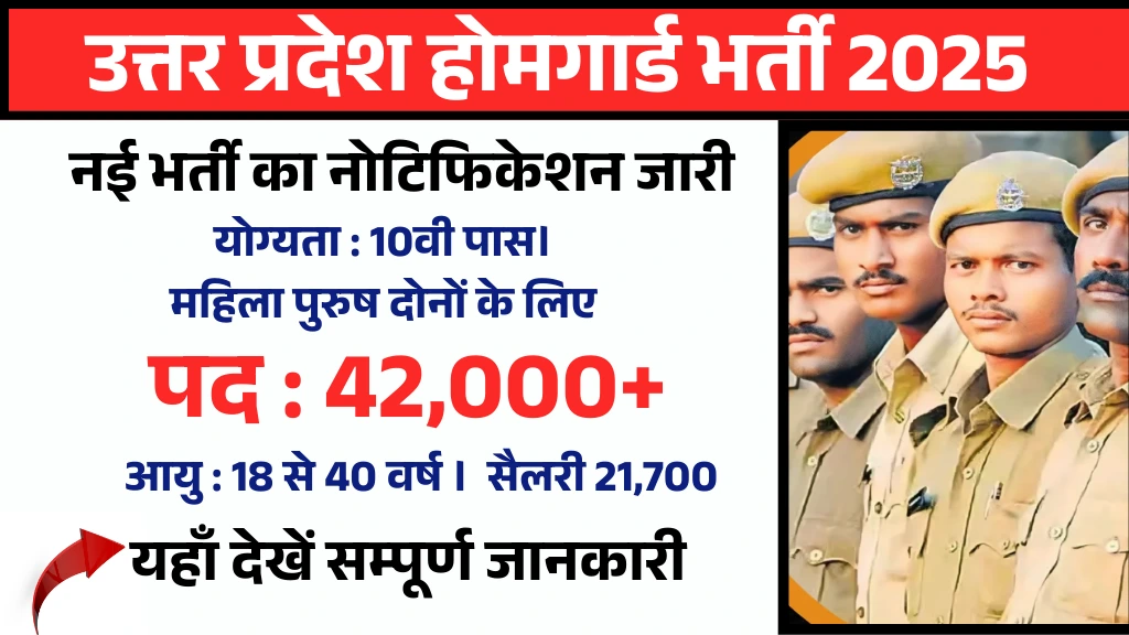 UP Home Guard Bharti 2025