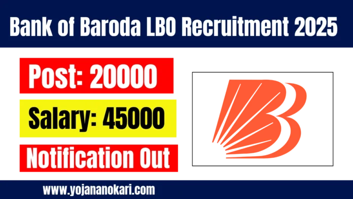 Bank of Baroda LBO Recruitment 2025
